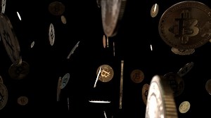 Bitcoin, Cryptocurrency, Blockchain. Free Stock Video