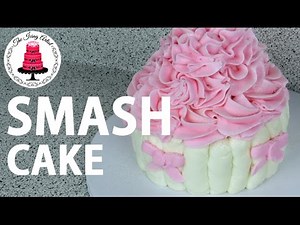First Birthday SMASH Cake! - How To With The Icing Artist