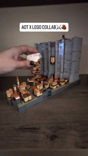Brick of Titans on Instagram: "The anime collab we’ve NEEDED😤🧱 #attackontitan #aot #anime #therumbling #lego"