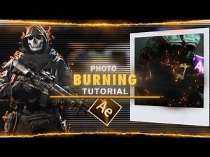 Burning photo I After Effects | Tutorial | Free Project File