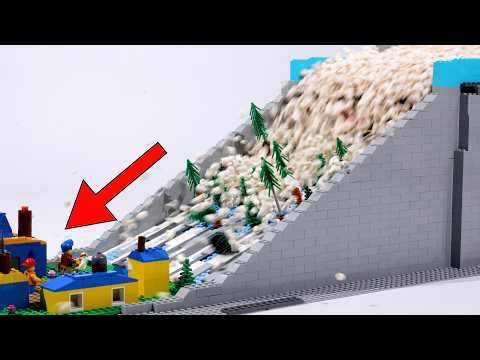 Testing LEGO Avalanche Barriers!