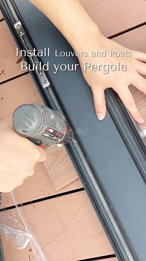 Install Louvers and Posts to Build your Pergola🪛🪚 For more information ⬇️1⃣️Email inquiries: info@alunotec.com2⃣️WhatsApp: 86 153228607913⃣️Line: 86-769-898655114⃣️Visit our website: www.alunotec.com5️⃣Online shop: https://alunotec.shop 🛒#Pergolas #installation #install #setup #gazebo #louvre #post #garden #outdoors | Alunotec_UK