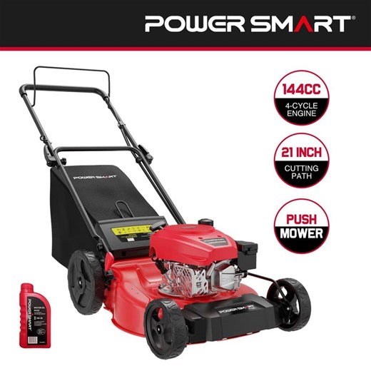 Reviews for PowerSmart 21 in. 144cc OHV 4-stroke engine 3-in-1 Gas Push Lawn Mower | Pg 3 - The Home Depot