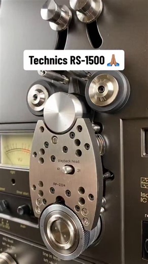 HIFI RETRO on Instagram: "The Technics RS-1500 is one of the most iconic open-reel tape recorders ever made. Released in the late 1970s, it represents a peak in analog engineering. With its direct-drive transport, support for 10.5" reels, both 2-track and 4-track playback, and impeccable build quality, it embodies the disciplined and timeless design of Japanese hi-fi. Long abandoned by the consumer electronics industry, the reel-to-reel format is now quietly reclaiming its place among discerning