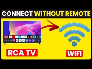 How To Connect RCA TV To Wifi Without Remote (How To Set Up Wifi On RCA TV Without Remote)