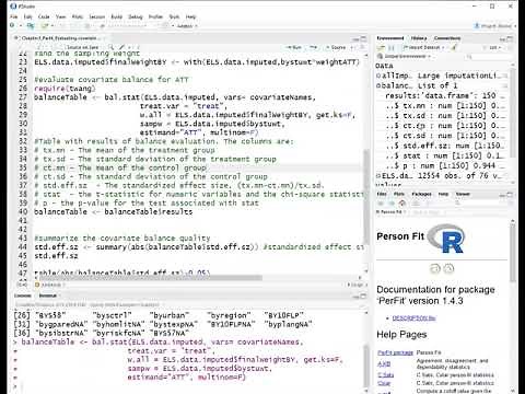 How to evaluate covariate balance with propensity score weights in R with the twang package