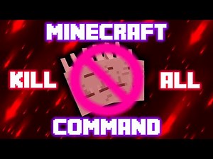 FAST AND EASY Minecraft Kill All Command (How to Kill All in Minecraft 1.19)