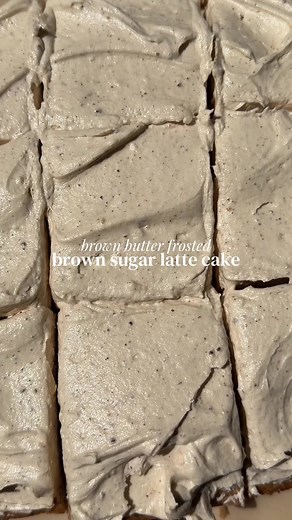 Brown Sugar Latte Cake with Brown Butter Espresso Buttercream