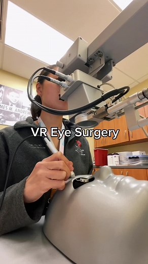 VR Eye Surgery Practiced in Virtual Reality