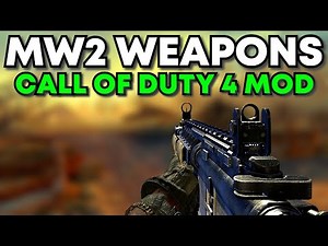 Call of Duty 4: ALL MODERN WARFARE 2 WEAPONS! (CoD4 Open Warfare)