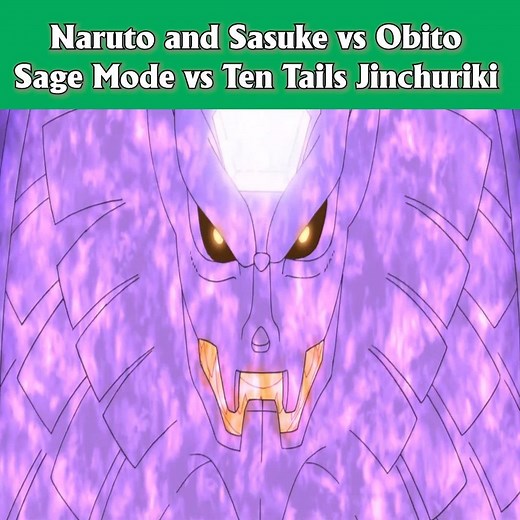 Naruto and Sasuke vs Obito, Sage Mode vs Ten Tails Jinchuriki | Konoha Senju
