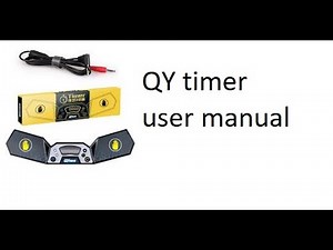 QY timer user manual