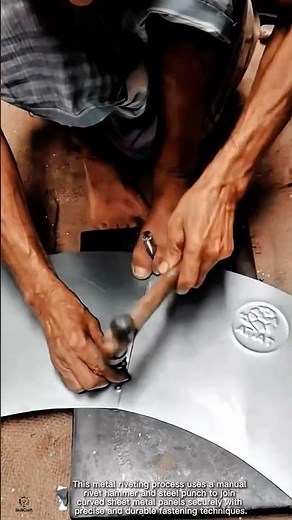 Metal Riveting Work Tool with Manual Steel Joining Process #worktool
