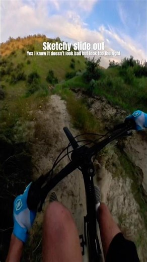 It always looks easier on camera😭😭 #mtb #crash #mountainbike #fypシ #shorts #bike #surron