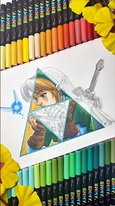 Drawing Link From Ocarina Of Time 💖 #legendofzelda #zelda #fanart