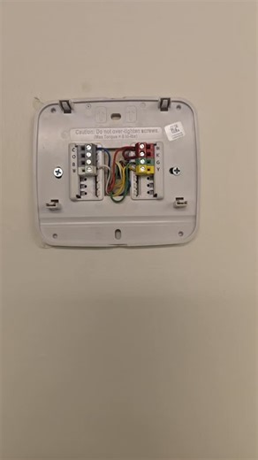 Hvac_Tips on Instagram: "hvac technician goes over professional installation of a thermostat. #hvac #hvactechnician #hvaclife #hvactips #hvactech"