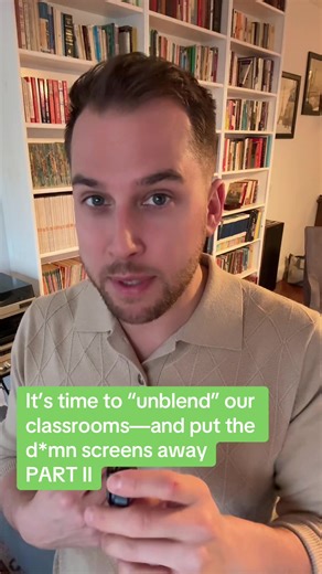 If we don’t address, our underlying preconceptions about what learning is, in this case specifically what personalized learning is, it’s going to be really hard to address technology integration. So many teachers see digital tools as a need to manage the complexities of managing personalization or differentiation. The reality is, digital tools are not needed to differentiate or personalize— though the edtech companies really want you to believe that. How do you define learning? How do you define