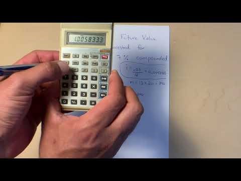 How to calculate Future Value: Compound Interest
