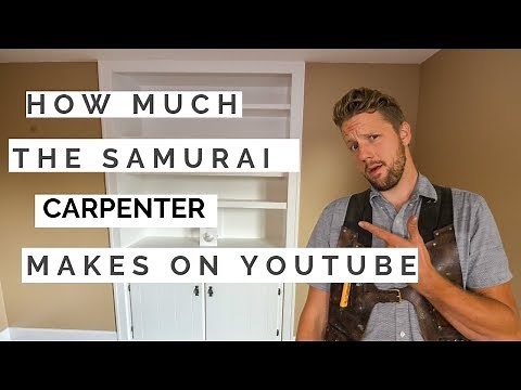 How much does The Samurai Carpenter make on Youtube