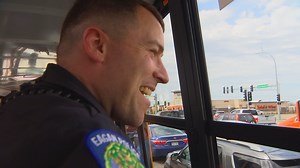 'Busted by the Bus': School bus full of officers helps identify distracted drivers