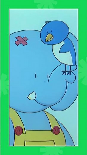 Bump the Elephant 🐘 Let’s Meet Bump and Birdie #bump #vintagetv #90skids #bbc #elephant
