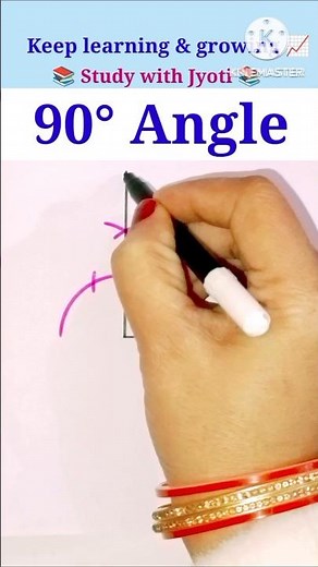 90 degree angle with compass #maths #viralshort #studywithjyoti