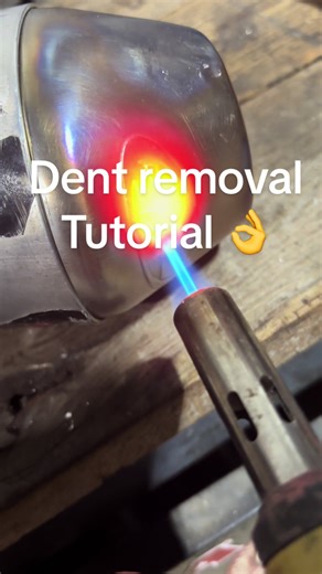 Dent removal tutorial drop questions down below ✌️#c#crf250rt#tutorials