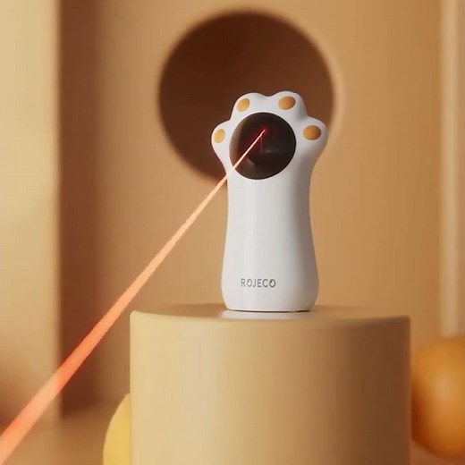 Interactive Automatic LED Cat Laser Toy – USB Rechargeable