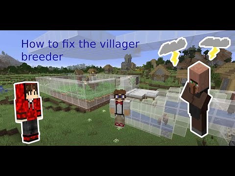 How to fix LogicalGeekBoy's Villager breeder for Minecraft 1.17.1 & 1.18 Java