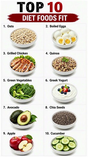 Top 10 Diet Foods !! #DietFoods #WeightLossFoods #HealthyDiet