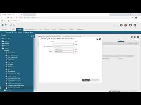 How to configure VPC Domain in Cisco ACI