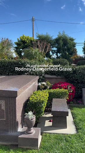 #rodneydangerfield #comedian #piercebrotherswestwoodvillagememorial #celebritygraves #cemetery #grave #foryoupage #fyp