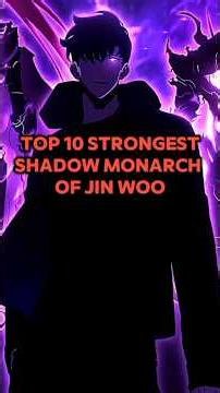 Top 10 strongest shadow monarchs of Sung Jin Woo |#shorts