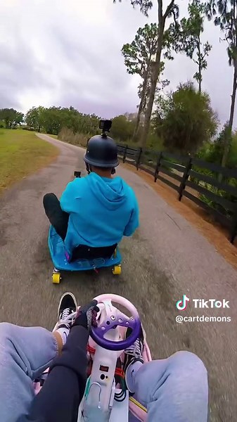 Sliding drift karts in the wet 🛒💨 #crazycarts #sendit #drifting #mariokart #driftcart #taxigarage #driftkart #crazycart #tandem #fyp #drift #cars