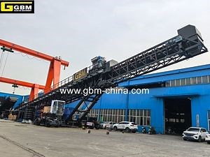 [Hot Item] Gbm High Efficiency 1000tph Telestack Conveyor/Ship Loader for Handling Bulk Cargo