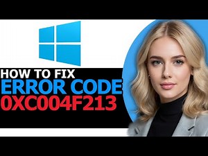 How to Fix Error Code 0XC004F213 (BEST WAY!)