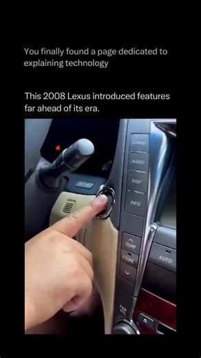 Technology Explained on Instagram: "Follow @explaining.tech to learn everything about technology one post at a time 🧠⚙️ The 2008 Lexus LS 600h L wasn’t just a car; it was a rolling laboratory that predicted the future of autonomous safety. Years before modern “autopilot” systems became standard, this vehicle introduced the world’s first Driver Monitoring System. Using a steering column-mounted infrared camera and six near-infrared LEDs, the car’s computer constantly mapped the position of the d