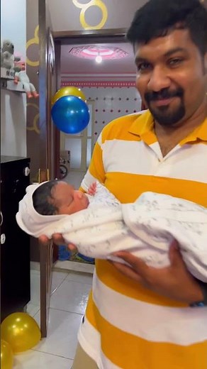 New born baby’s first time home entry #shorts #youtubeshorts #yoursfamily #homeentry