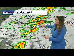 Tracking return of rain and storms to the Alabama weather forecast Thursday, Cloudy & mild weekend