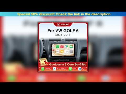 Limited Ainavi Car Radio For Volkswagen VW Golf 6 MK6 GTI 2008-2016 Wireless Carplay Android Auto R