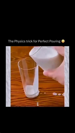 Why Liquids “Grab” Edges When Poured! 🥛 Coanda Effect Magic in 15 Sec!