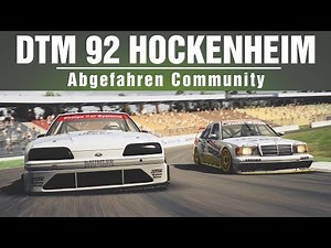 RaceRoom | DTM 92 @ Hockenheim - Online Race
