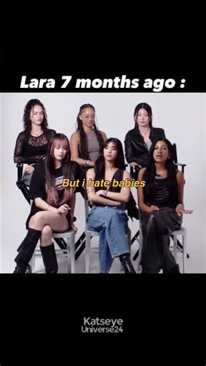WHAT the SAME LARA who said she hates babies ?? 💀