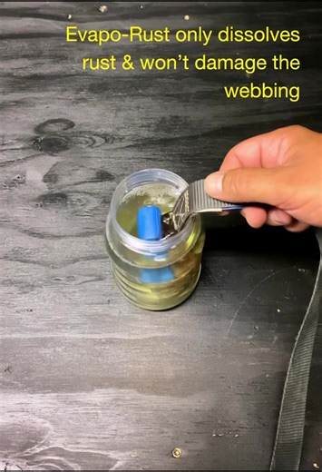 420 reactions · 41 shares | Because EVAPO-RUST is safe to use and only affects iron-oxide, it’s perfect for applications like this ratchet strap where you can be sure that the formula won’t damage or compromise the strap / webbing. It’s also reusable, biodegradable, and requires no scrubbing. Available at hardware stores nationwide. Ask for it by name. | Q20 The Original Super Multi Purpose Lubricant | Facebook