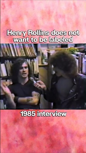 Henry Rollins: Don't put a label on me #henryrollins #blackflag #80spunk #punkrock #punklegend