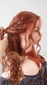 Romantic braids half up hairstyle #hairstyle #hairstyles #peinados #acconciature #coiffure #braids #updo #ponytail | Braids for my hair