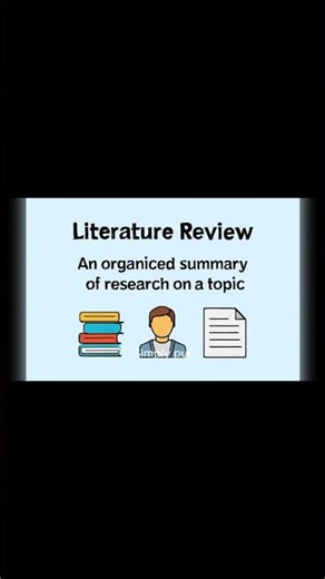 Structuring Your Academic Literature Review #academicwriting #learnwithme #researchwriting