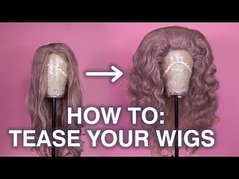 How to Tease Huge Wigs (In-Depth) ft. SOWIGS Hair