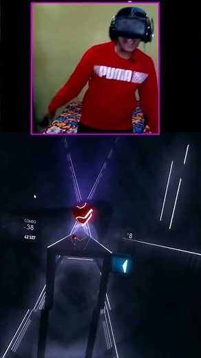 Beat Saber Funny moment in the VR game