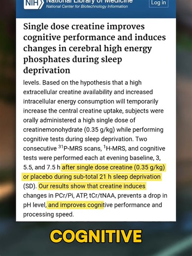 Creatine Sleep Maxxing = Performance 💪 #performance #sleep #gaming